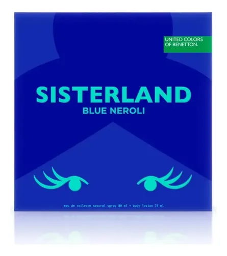 Estuche Perfume Benetton Sisterland Blue Neroli Edt 80ml
