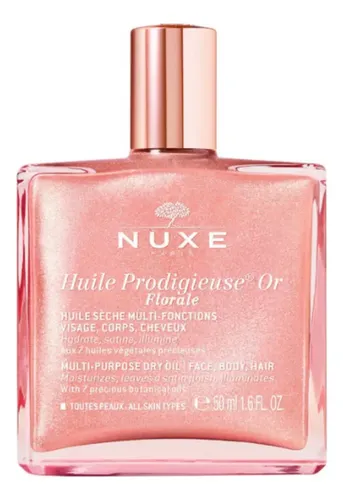 Aceite Para El Cabello, Nuxe Huile Prodigieuse Or Rosa 50 Ml Momento De Aplicación Día/noche Tipo De Piel Todo Tipo De Piel