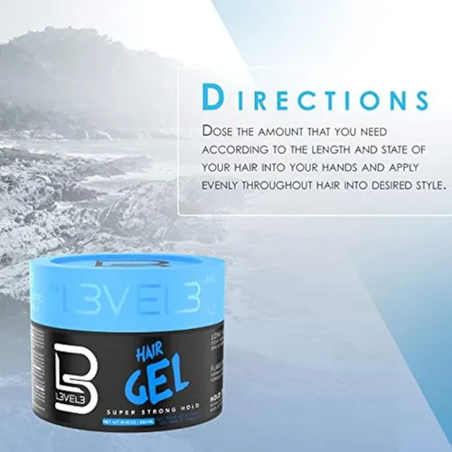 L3 – Gel Para El Cabello – Sujeción Súper Fuerte –