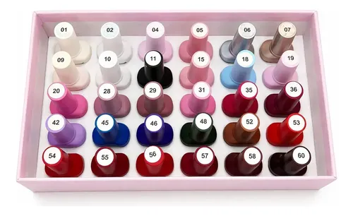 Kit Caja 30 Esmaltes Semi Charm Limit