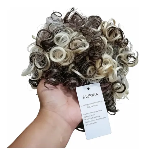 Rodete Postizo Hair Bun Rulos Abundante Humanizado Importado
