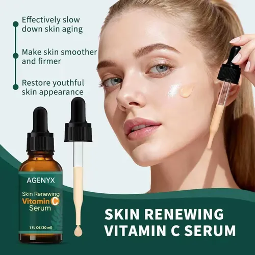 Agenyx Vitamin C Serum For Face With Hyaluronic Acid,