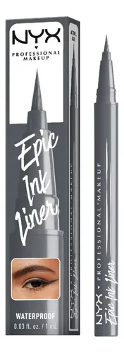 Delineador Líquido De Ojos Epic Ink Liner Matte De Nyx Stone Washed Mate