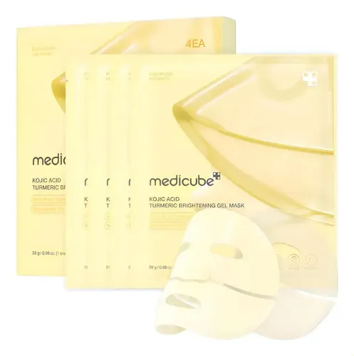 Máscarilla Medicube Con Ácido Kójico Y Cúrcuma X4