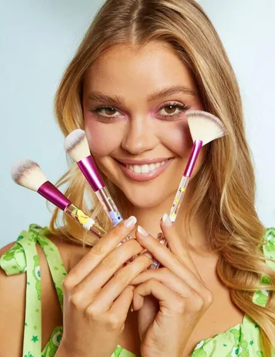 Set 3 Brochas Maquillaje Ositos Cariñositos