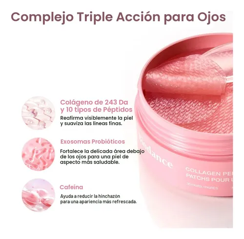 Parche Ojos Colágeno Anti Ojeras Y Arrugas 60 Uds Biodance