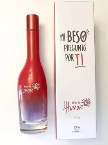 Perfume Humor Beijo femenino Natura EDT 75ml