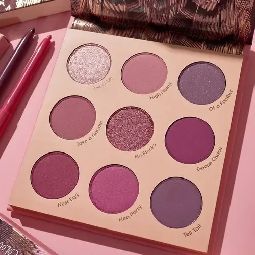 Colourpop Paleta De Sombras Fine Feathered – Cruelty Free Color De La Sombra 9 Colores