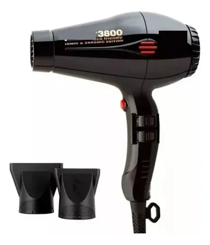 3800 Eco-friendly Black Hair Dryer, 110 V .