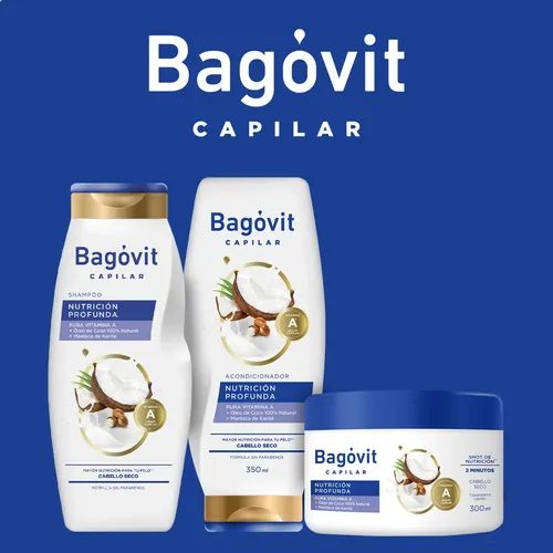 Bagovit Mascara Nutricion Profunda Cabello Seco 300ml