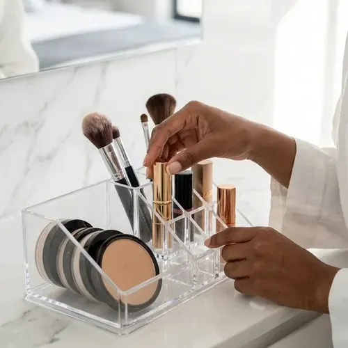 Organizador Acrílico De Maquillajes Y Cosmeticos O Esmaltes