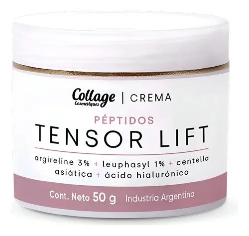 Crema Péptidos Tensor Lift Argireline3% Hialurónico Collage