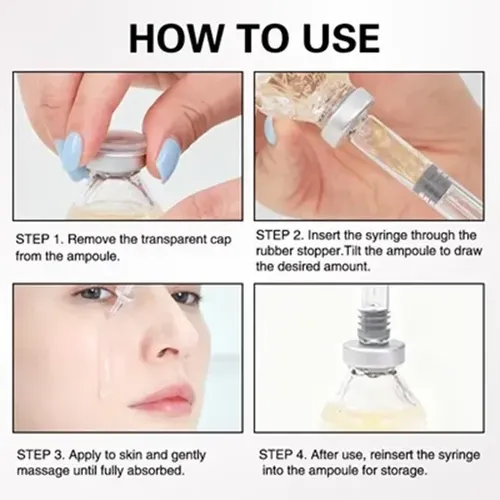 Alidina Ampula Intensiva Con Hilos Seda Colágeno Dorado 30ml