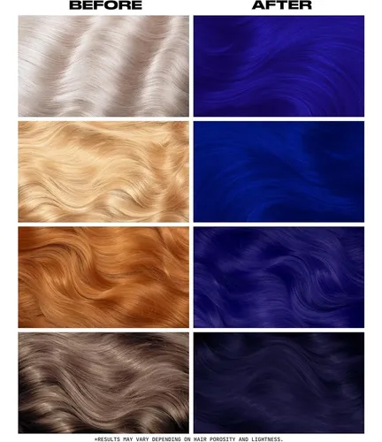 Pintura Capilar Semi-permanente Lunar Tides Blue Velvet 4oz