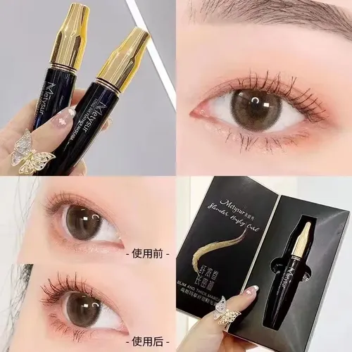 Portable Curling Lash Mascara For Makeup Application