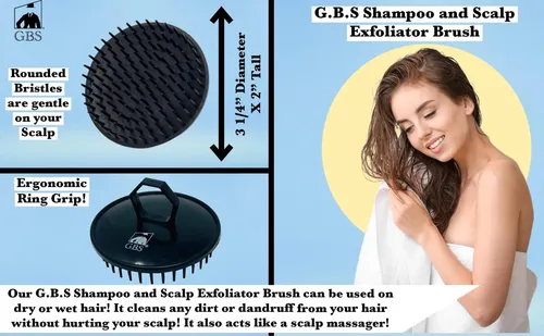 Set De Cepillos Para Cabello G.b.s Wave Desenredante Con Cer