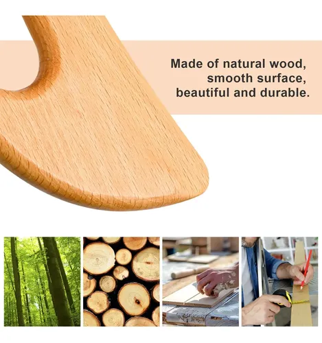 Masajeador De Madera Para Drenaje Linfático, Reducción De .w