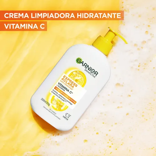 Crema Limpiadora Vitamina C Garnier 250ml