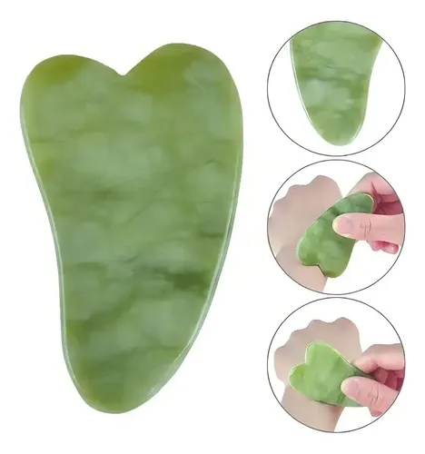 Masajeador Rostro Piedra Guasha Masaje Facial Belleza Piel