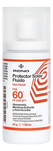 Protector Solar Facial Fluido Fps60 Natural Tono Medio