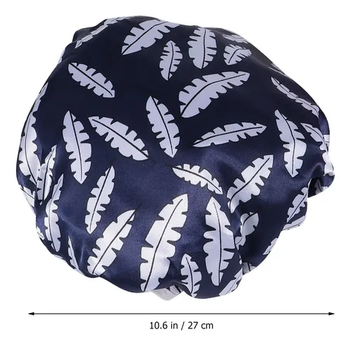 Gorro De Ducha Con Estampado Elegante, 2 Unidades, Para Baña