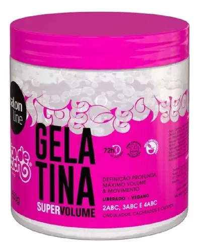 Salon Line Gelatina Gel Capilar Super Volumen X550g