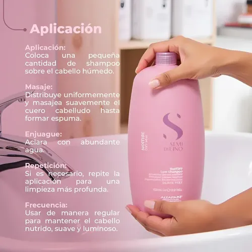 Shampoo Para Cabello Alfaparf Nutritive Semi Di Lino 1 Lt