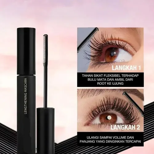 Bmáscara De Pestañas Espesa Natural De 4 Ml, Larga Y -n