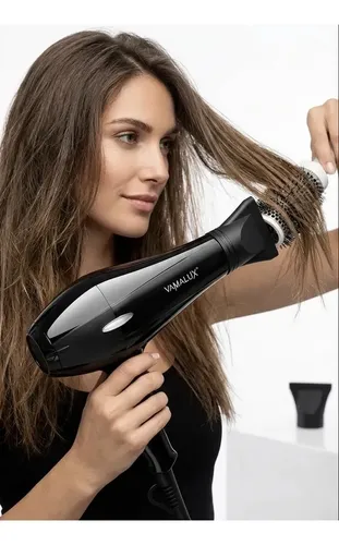 Secador Pelo Profesional Vamalux Pro 6000 Iónico Cerámico 2400W Negro