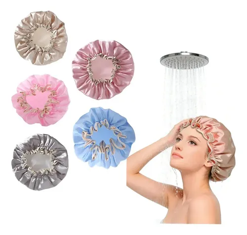 Baño Impermeable Ducha Mujere Doble Reutilizable