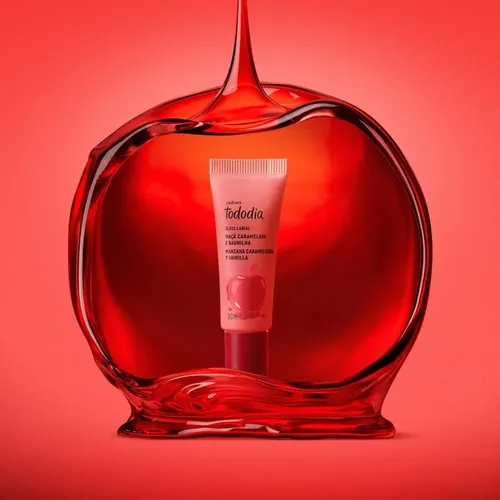 Gloss Labial Tododia Manzana Caramelizada Y Vainilla 10ml
