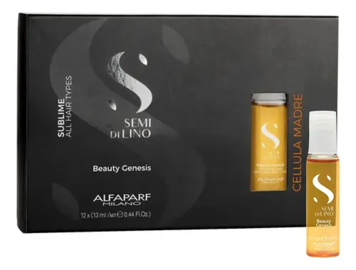 Ampollas Alfaparf Semi Di Lino Celula Madre Con Argan X 3