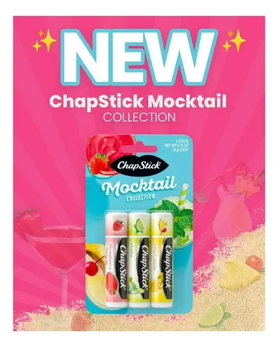 Chapstick Balsamo Labial Mocktail Collection Pack X3