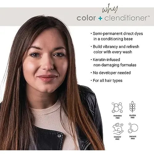 Tinte Para Cabello Keracolor Clenditioner Mocha, Semipermane