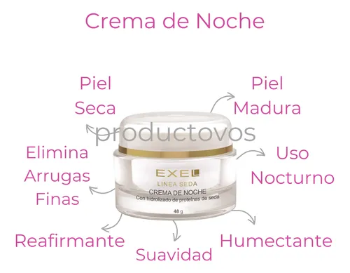 Rutina Skincare Piel Seca Antiage Firmeza Arrugas Seda Exel