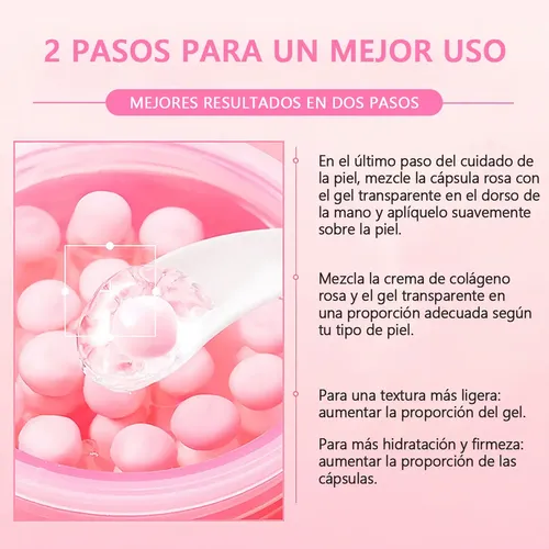 Cápsula De Colágeno Hidratante Crema Porno Rosa Adnzz