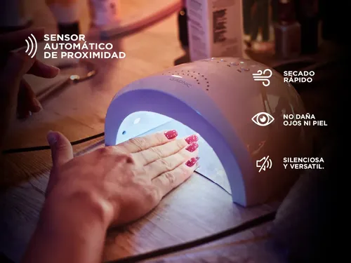 Kit Herramientas Manicura Pedicura Gadnic + Cabina Para Uñas UV 24 LEDs 48W Herramientas Base Imantada