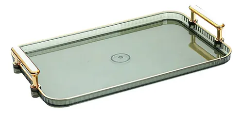 Bandeja De Lujo – Cosméticos – Maquillaje – Joyas – 31x18cm Color Verde