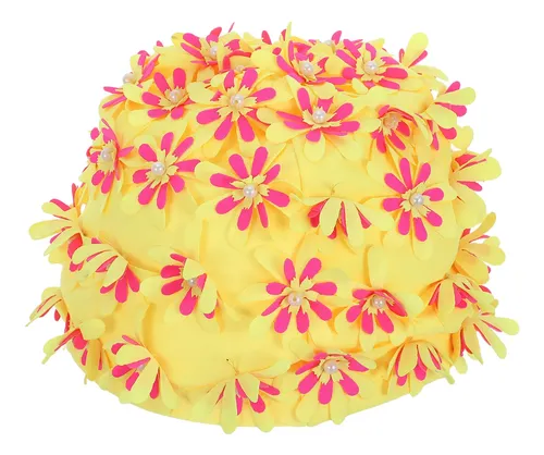 Gorro De Baño Floral Para Mujer – Vintage Flower Petal Swimm