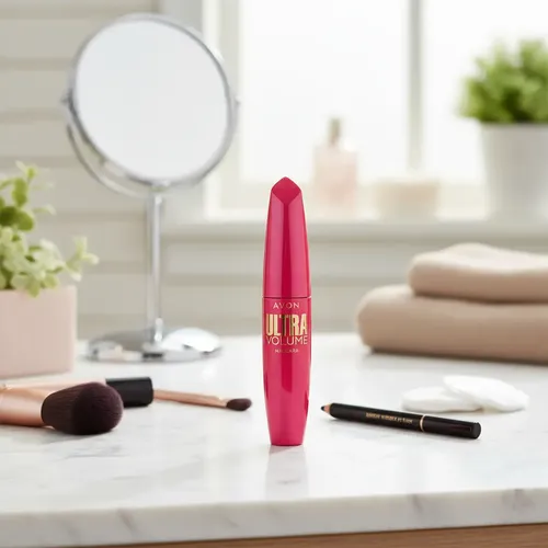 Mascara De Pestañas Avon Ultra Volumen Negro Intenso 10g