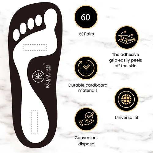 Pads Para Pies De Spray Bronceador Kobbtan Autobronceante 60