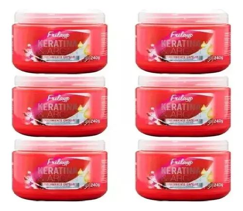 Frilayp Keratina Baño De Crema Nutritivo 240grs X6 Unidades.