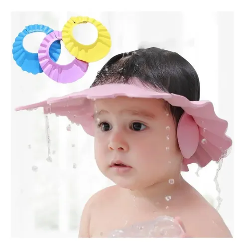 Gorro Sombrero De Baño Ducha Bebés Niños Visera