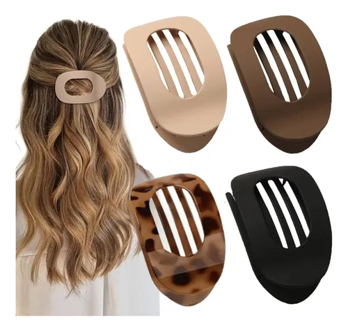 Broches Pelo Planos Pack X4 Brochy Original
