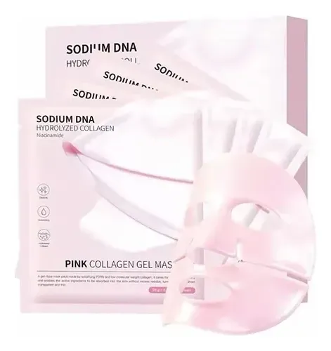 Mascarilla Sodium Pdrn Pink Collagen Hidrogel 28g X4u