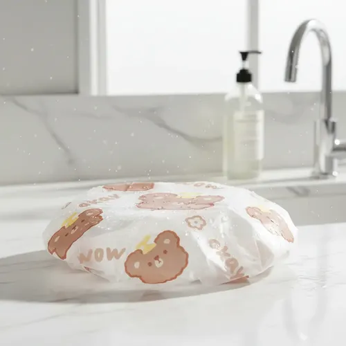 Kit 4 Cofia Gorro Baño Gorro Ducha Impermeable Con Elastico