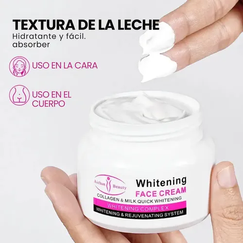 A. Crema Facial Aclaradora Remueve Manchas Oscuras Aichun