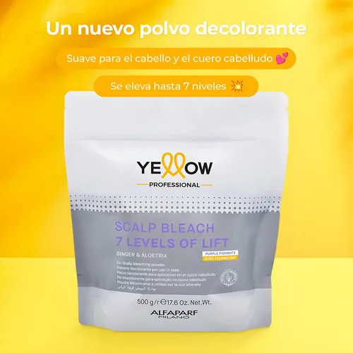 Decolorante Alfaparf Yellow Polvo 9 Tonos para Cabello