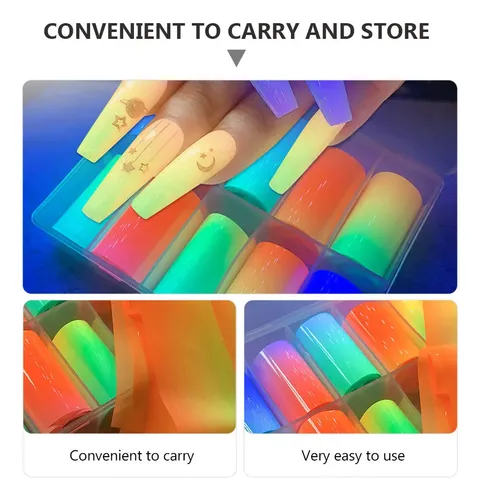 1 Caja De Calcomanías Para Uñas Para Niñas, Manicura, Bricolaje, Hermosas