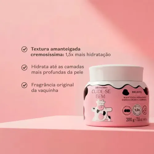 Mantequilla Hidratante Cuídate Bien Deleite 200g Deleite